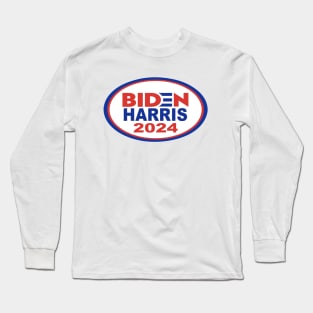 Biden Harris 2024 Long Sleeve T-Shirt